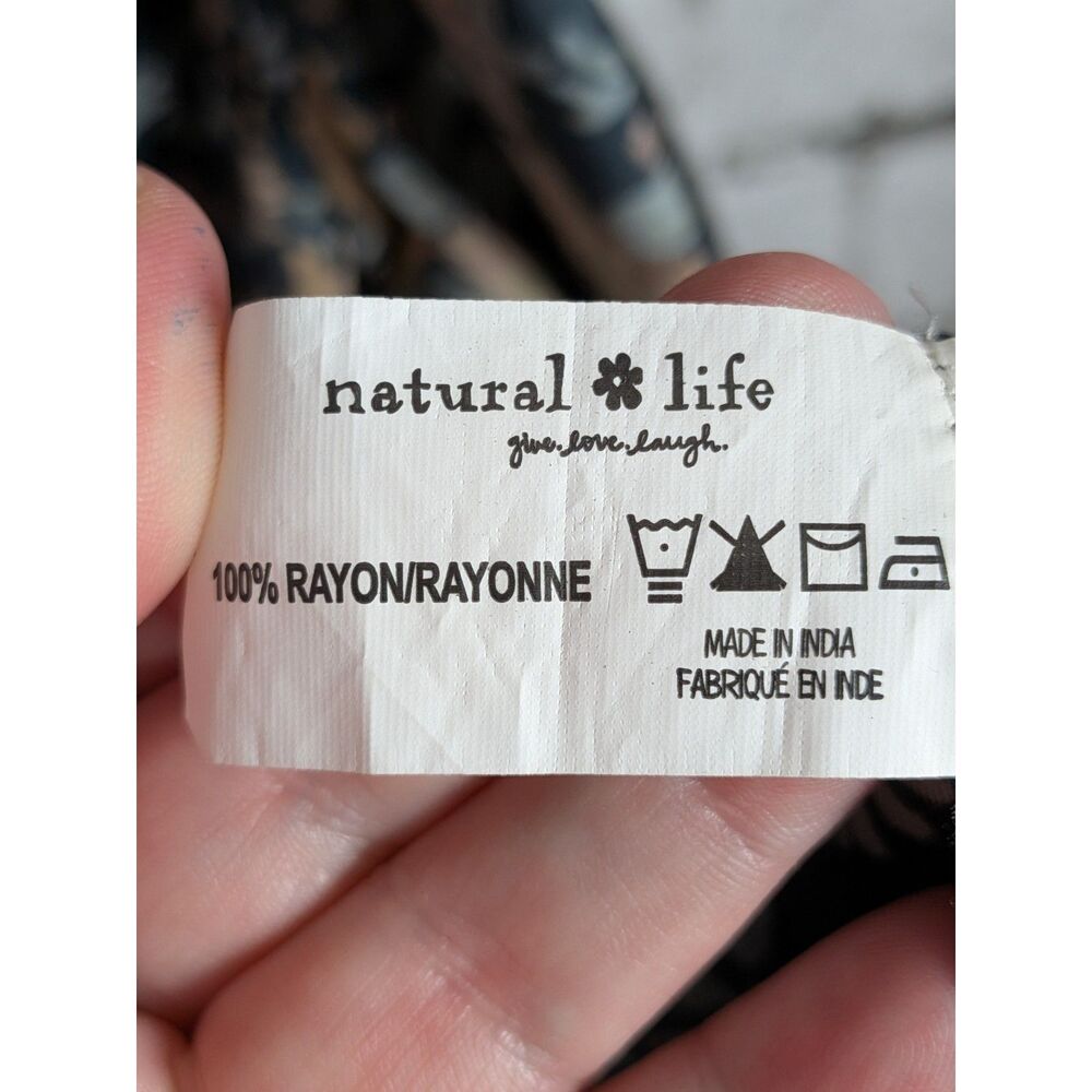 NATURAL LIFE Camila Kimono Bohemian Festival Hippie Feminine Fairy Pockets L/XL - Picture 7 of 7